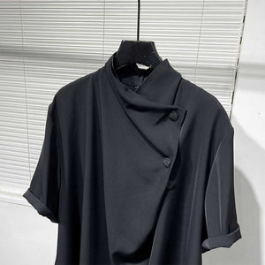 Irregular Loose Button-down Shirt