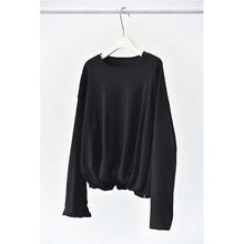Load image into Gallery viewer, Women’s Japanese Lantern Hem Elastic Waistband Shirt
