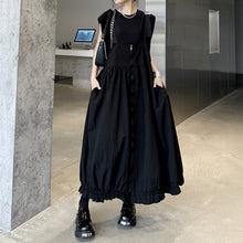 Load image into Gallery viewer, Vintage Workwear Zipper Suspender Dress
