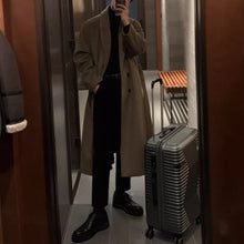 Load image into Gallery viewer, Korean Style Loose Retro Wool Coat
