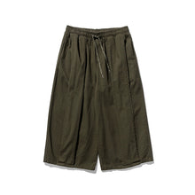 Load image into Gallery viewer, Cotton and Linen Wide Leg Bloomers Cropped Pants
