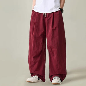 Loose Retro Casual Straight Pants