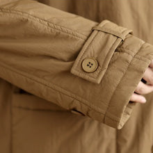 Load image into Gallery viewer, Mid-length Loose Pocket Coat
