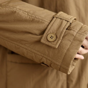 Mid-length Loose Pocket Coat