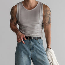 Load image into Gallery viewer, American Vertical Striped Slim Fit Knitted Vest
