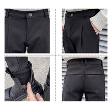 Load image into Gallery viewer, Dark Black Slim Pencil Pants
