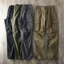 Load image into Gallery viewer, Multi-pocket Straight-leg Casual Trousers
