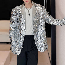Load image into Gallery viewer, Stage Performance Sequin Design Blazer
