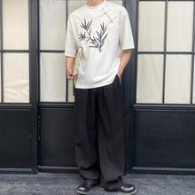 Load image into Gallery viewer, Embroidered Buttoned Casual Loose T-shirt
