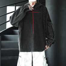 Load image into Gallery viewer, American Washed Retro Denim Hoodie
