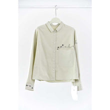 Load image into Gallery viewer, Women's Line Embroidered Collared Shirt
