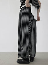 Load image into Gallery viewer, Women's Striped Elastic-Waist Casual Pants
