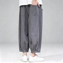Load image into Gallery viewer, Cropped Waist-Defined Wide Leg Pants

