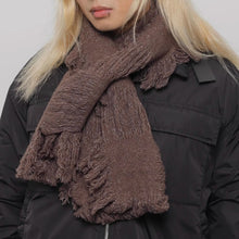 Load image into Gallery viewer, Distressed Shawl Tassel Scarf
