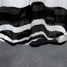Load image into Gallery viewer, Thin Color Contrast Stripe Hollow Shirt
