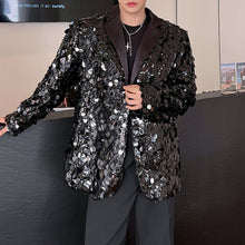 Load image into Gallery viewer, Stage Performance Sequin Design Blazer
