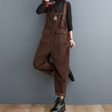 Load image into Gallery viewer, Autumn and Winter Retro Straight Overalls
