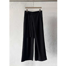 Load image into Gallery viewer, Lace-up A-line Straight Leg Thickened Loose Casual Pants
