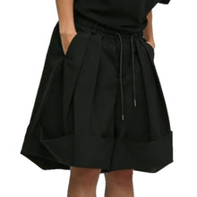 Load image into Gallery viewer, Japanese Style Casual Drawstring Pleated Cargo Shorts
