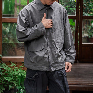 Outdoor Functional Wrinkle-free Nylon Multi-pocket Work Jacket