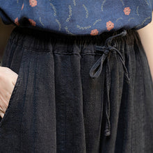 Load image into Gallery viewer, Loose Cotton And Linen Patchwork Bloomers
