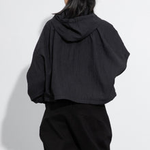 Load image into Gallery viewer, Loose-fitting Hooded Pocket Cargo Short Jacket
