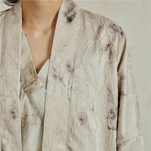Load image into Gallery viewer, Textured Ink-dyed Mid-length Coat
