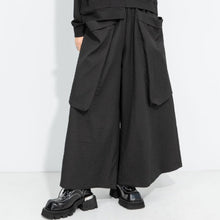 Load image into Gallery viewer, Women's High-waisted Large-pocket Loose Straight-leg Pants
