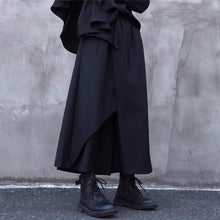 Load image into Gallery viewer, Asymmetrical Double-layer Loose-fitting Cropped Wide-leg Culottes
