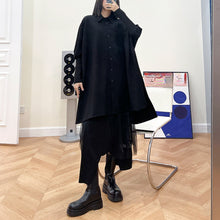 Load image into Gallery viewer, Asymmetric Loose Casual Drape Shirt

