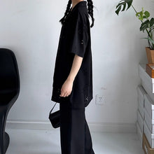 Load image into Gallery viewer, Heavy Floral Hollow Cuban Collar Shirt
