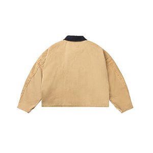 American Retro Distressed Washed Work Jacket