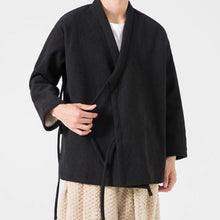 Load image into Gallery viewer, Thickened Diagonal-front Loose-fitting Belted Jacket
