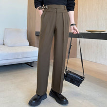 Load image into Gallery viewer, British Slim Fit  Straight Leg Trousers
