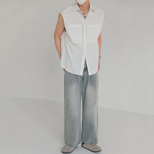 Load image into Gallery viewer, Summer Loose Textured Vest Shirt
