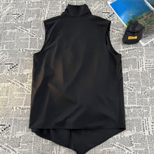 Load image into Gallery viewer, Irregular Shoulder Ice Silk Sleeveless Vest
