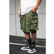 Load image into Gallery viewer, Large Pocket Zipper Casual Loose Shorts

