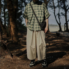 Load image into Gallery viewer, Japanese Loose-fitting Retro Casual Cropped Lantern Pants
