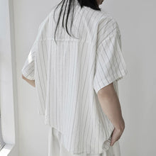 Load image into Gallery viewer, Women's Striped Loose Casual T-shirt
