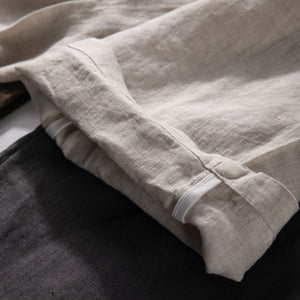 Breathable Straight-Leg Loose Linen Trousers