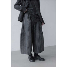Load image into Gallery viewer, Women‘s Striped Thick Casual Wide-Leg Pants
