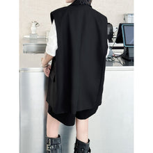 Load image into Gallery viewer, Womens Large Pocket Dropped Shoulder Sleeveless Blazer Vest
