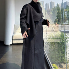 Load image into Gallery viewer, Long Scarf Collar Trench Coat
