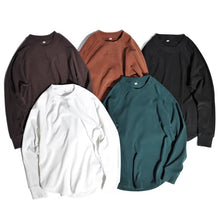 Load image into Gallery viewer, Retro Double-sided German Fleece Rounded Hem Warm Base Layer Shirt
