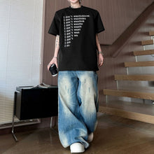 Load image into Gallery viewer, Crew Neck Letter Print Loose T-shirt
