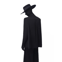 Load image into Gallery viewer, Mock-neck Shirt with Scarf-style Tie Detail
