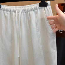 Load image into Gallery viewer, Tencel Linen Casual Loose Wide-leg Pants
