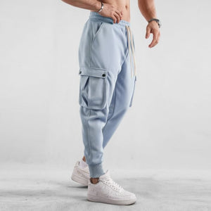 Casual Multi-pocket Oversized Workwear Sports Trousers