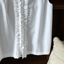 Load image into Gallery viewer, Women's Ruffle Trim Petal Collar Sleeveless Blouse
