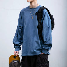 Load image into Gallery viewer, Loose Washed Crew Neck Casual Sweatshirt
